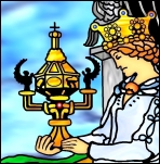 Queen of Cups detail
